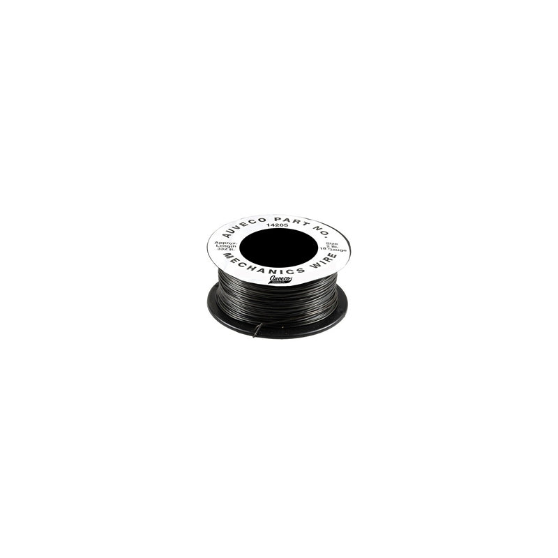 14208 Soft Annealed Mechanics Wire, 480 ft L, Black, Steel