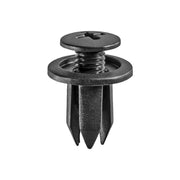 Auveco 14697 Push-Type Screw-Type with Open End Type 1 Retainer, 14 mm Dia Head x 11 mm L Stem x 7 m