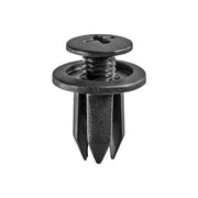 Auveco 14697 Push-Type Screw-Type with Open End Type 1 Retainer, 14 mm Dia Head x 11 mm L Stem x 7 m
