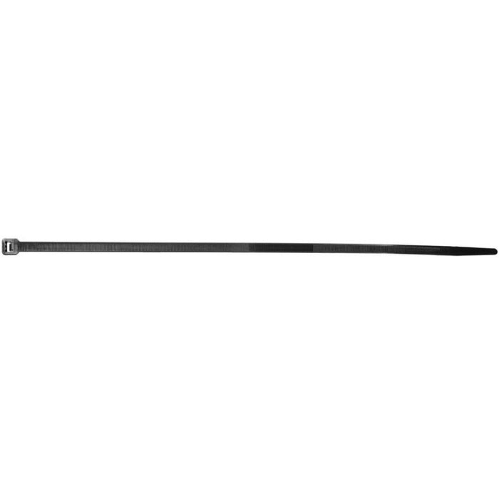 Auveco 15148 Cable Tie, 14 in L x 5/16 in W, 120 lb Load, Nylon, Black