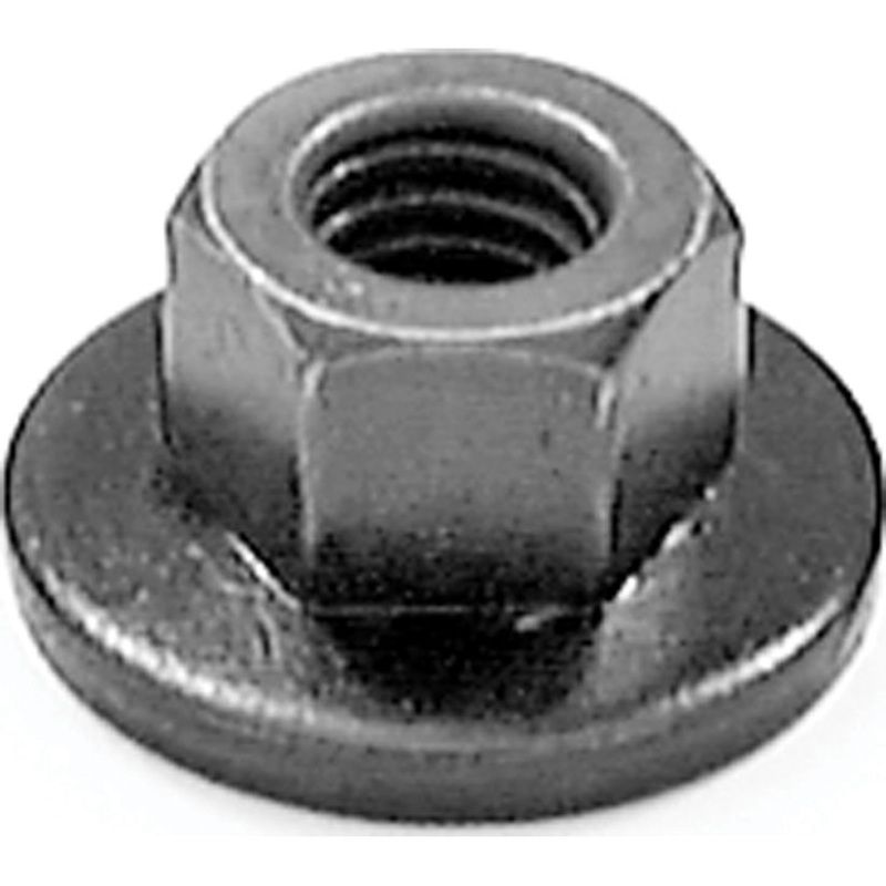15329 Type B Free Spinning Washer Nut M6 x 1 mm Screw x 9 mm H 10 mm AF 18 mm OD Phosphate
