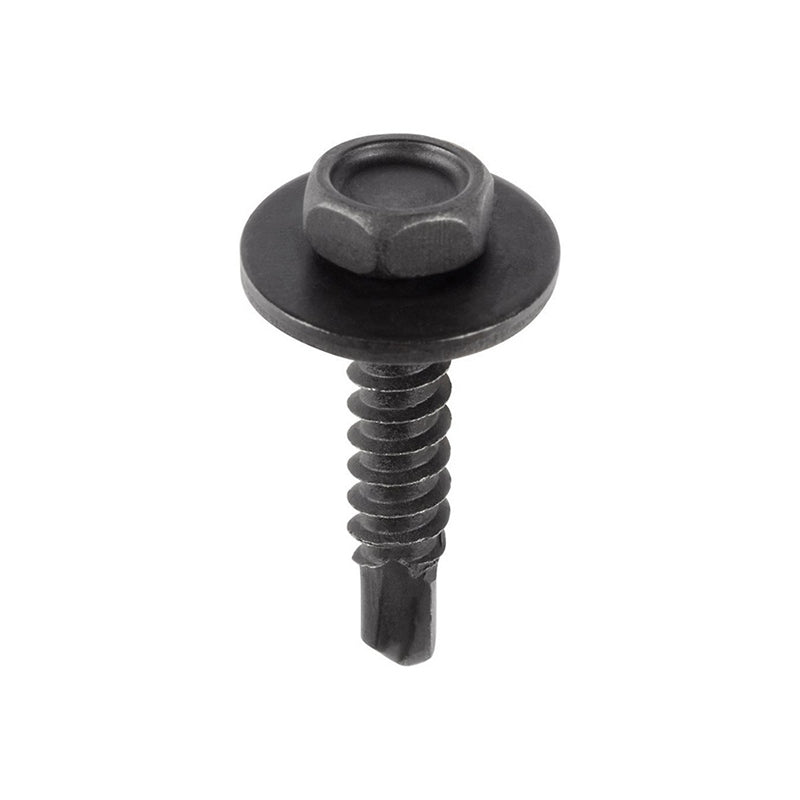 15775 Hex Head Sems Teks Point Tapping Screw, M4.2 x 1.41 mm Screw x 20 mm L, Phosphate