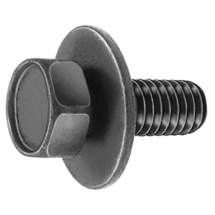 Auveco 15791 Hex Head Sems C Point Body Bolt, M6 - 1 Screw x 16 mm L x 10 mm Across Flats, Steel