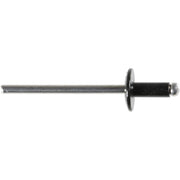 Auveco 16834 Windshield Blind Rivet, 1/8 in Dia x 1/8 to 3/16 in Grip Range, Aluminum Rivet/Mandrel,