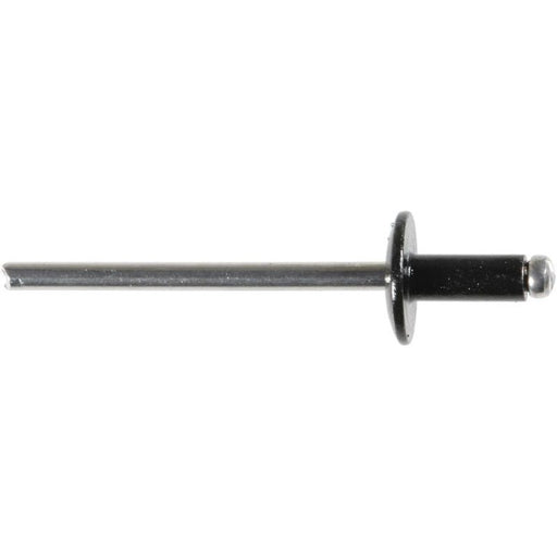 Auveco 16834 Windshield Blind Rivet, 1/8 in Dia x 1/8 to 3/16 in Grip Range, Aluminum Rivet/Mandrel,