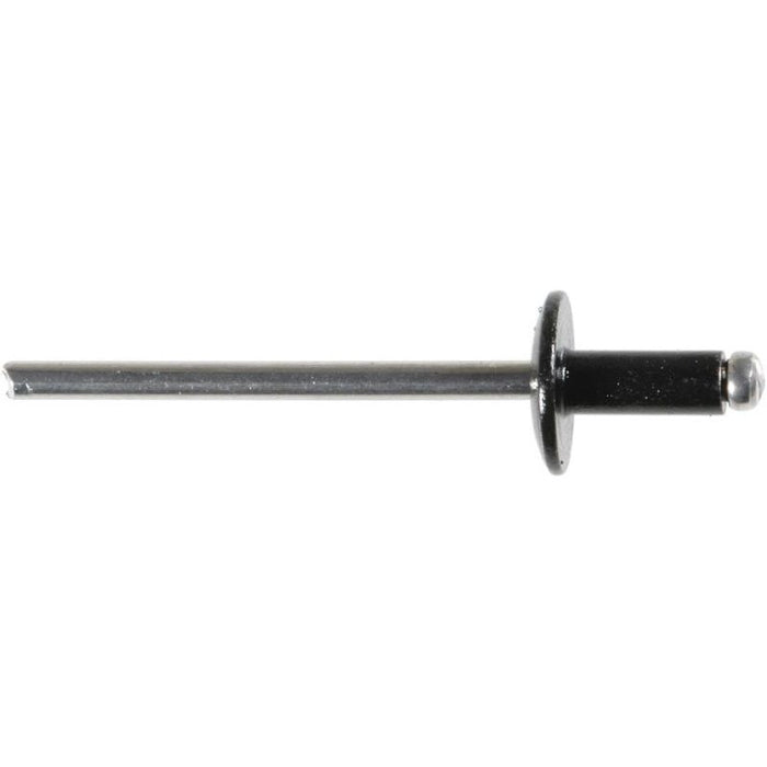 Auveco 16834 Windshield Blind Rivet, 1/8 in Dia x 1/8 to 3/16 in Grip Range, Aluminum Rivet/Mandrel,