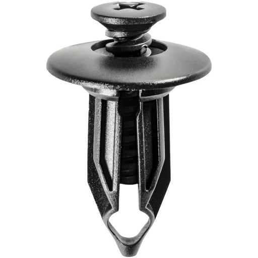 Auveco 16835 Push-Type Screw-Type with Closed End Rear Bumper Fascia Retainer, 27/32 in Dia Head, Ny
