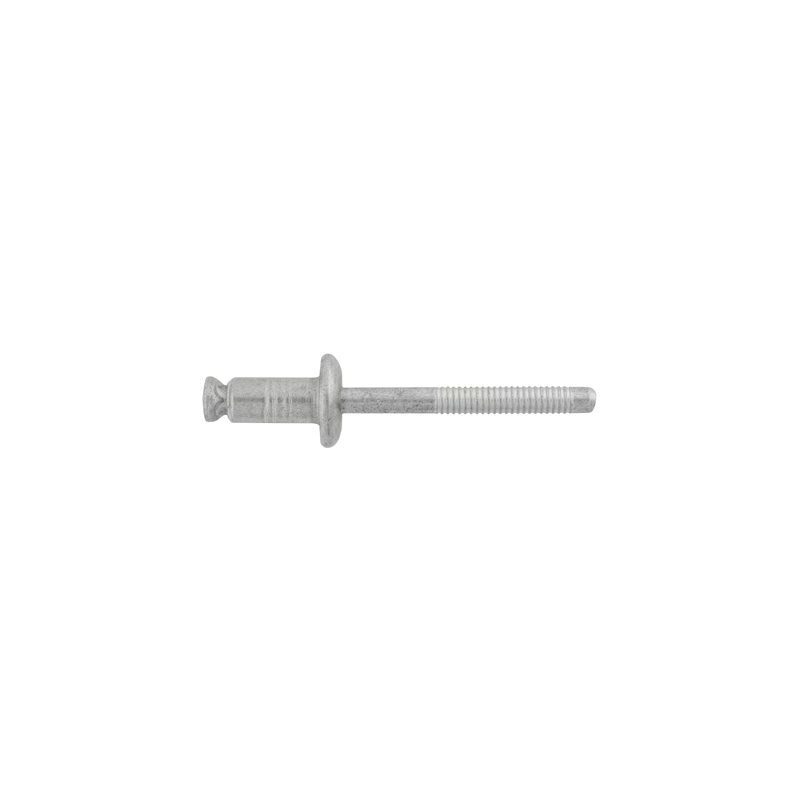 Auveco 16837 Peel-Type Window Regulator Rivet, 1/4 in Dia x 1/32 to 9/64 in Grip Range, Aluminum/Ste