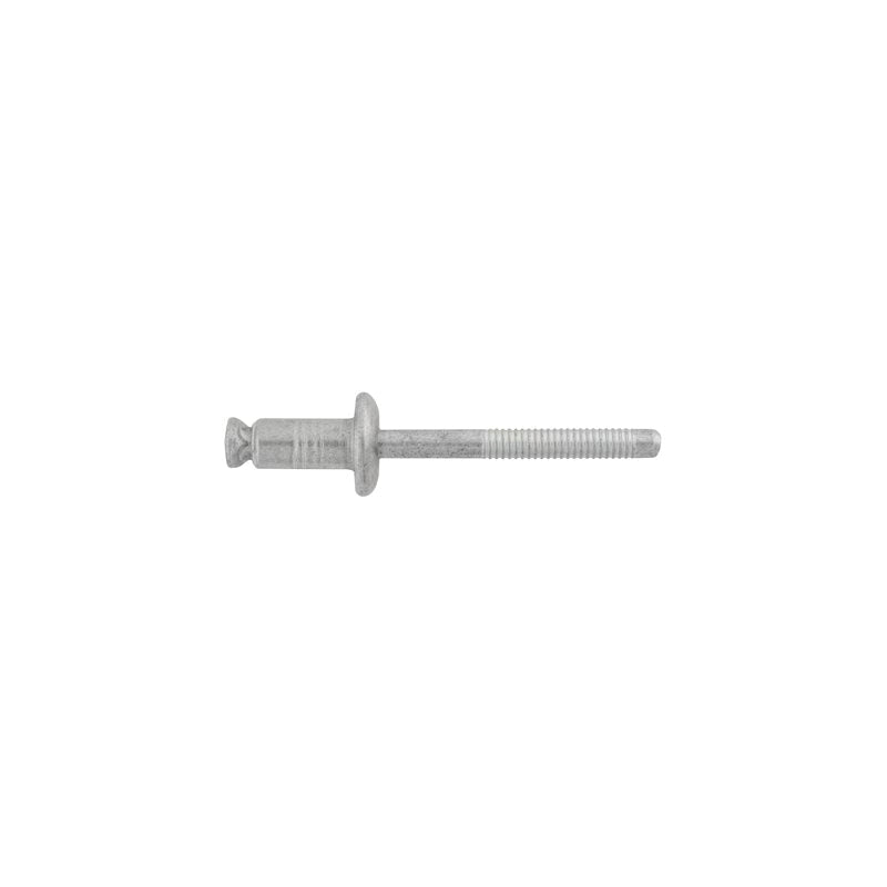 16837 Peel-Type Window Regulator Rivet, 1/4 in Dia x 1/32 to 9/64 in Grip Range, Aluminum/Ste