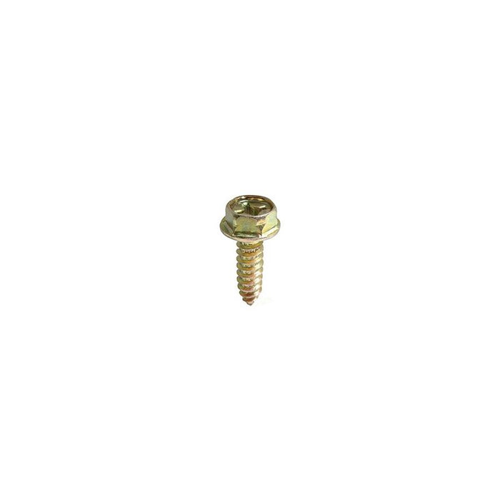 Auveco 16960 Phillips Hex Washer Head A/AB Point License Plate Tapping Screw, M6 x 1.81 mm Screw x 2