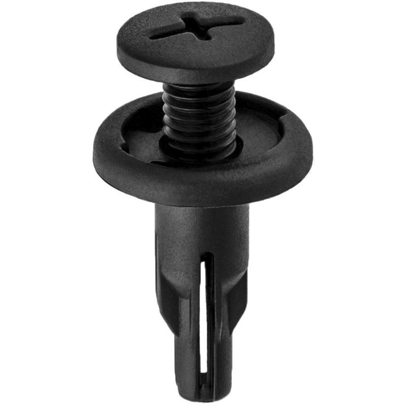 17057 Push-Type Screw-Type Retainer with Closed End, 18 mm Dia Head x 21 mm Stem x 8 mm