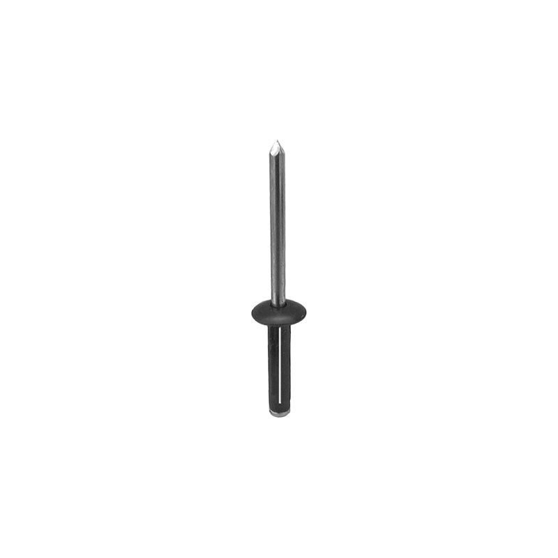 17121 Split-Type Rivet 3/16 in Dia Aluminum Black