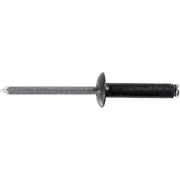 Auveco 17121 Split-Type Rivet, 3/16 in Dia x 5/64 to 15/64 in Grip Range, Aluminum, Black — view 2