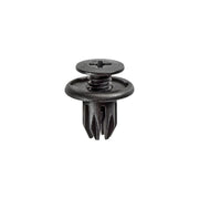 Auveco 17267 Push/Screw-Type with Open End Front and Rear Bumper Retainer, 20 mm Dia Head, Nylon, Bl — view 2
