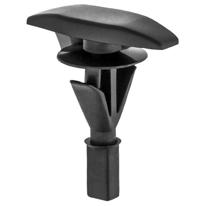 Auveco 17339 Double Head Type 3 Weatherstrip Retainer, (5 x 15 mm Dia Bottom) Head, Nylon, Black