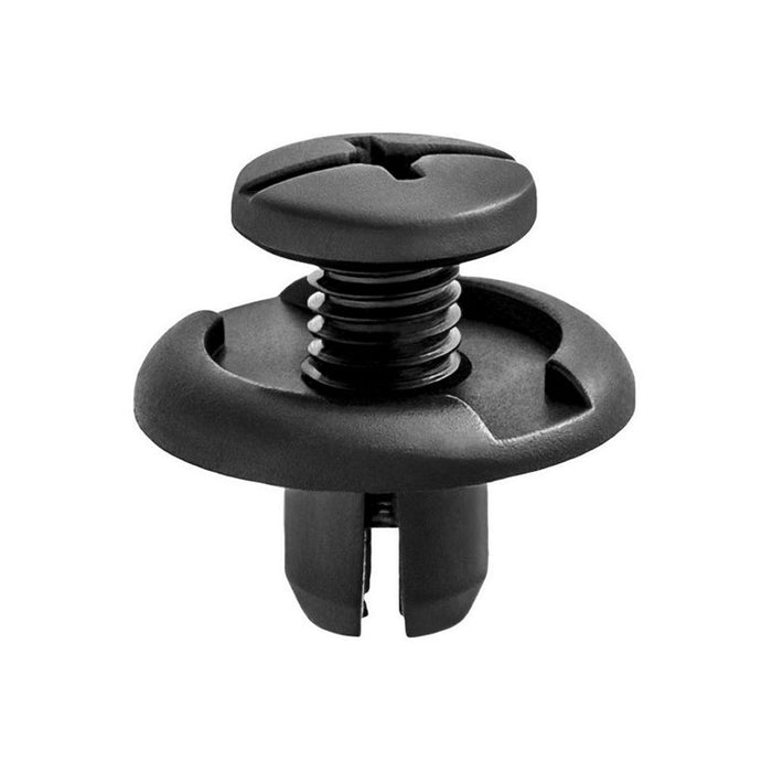 Auveco 17379 Push/Screw-Type with Open End Fender Splash Shield Retainer, 20 mm Dia Head x 8 mm Hole — view 2