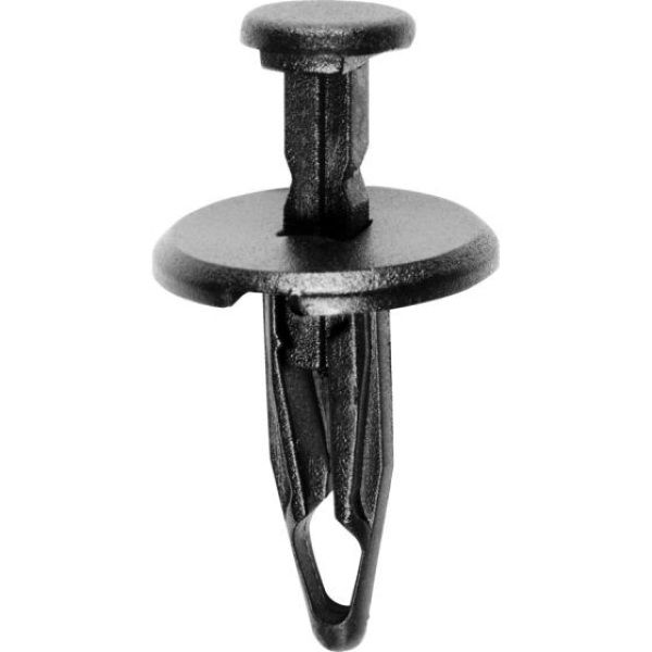 Auveco 18030 Push-Type with Closed End Retainer, 11/16 in Dia Head x 13/16 in L Stem x 1/4 in Hole,