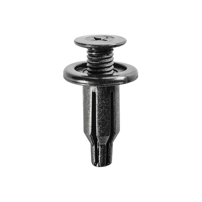 Auveco 18119 Push-Type Screw-Type with Open End Front and Rear Bumper Retainer, 20 mm Dia Head x 25