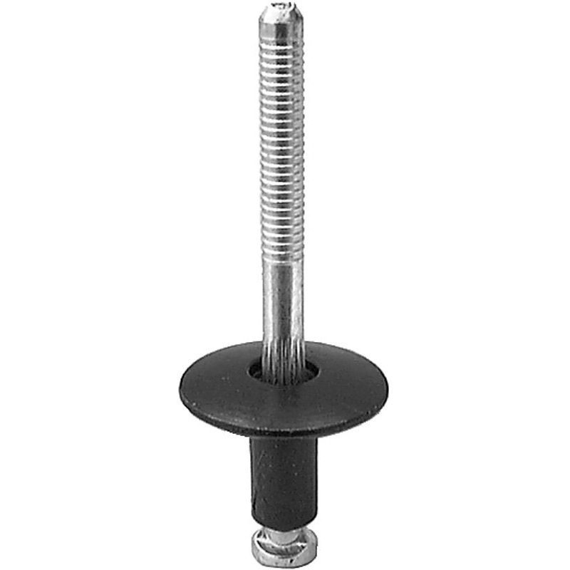 18167 Rivet 1/4 in Dia Black Aluminum Rivet/Steel Mandrel