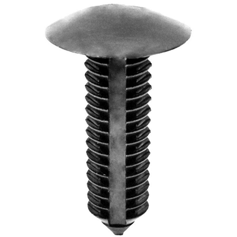 Single Head Bumper Fascia Retainer 18301 3/4 in Bottom Head x 11/32 in Stem Black Nylon