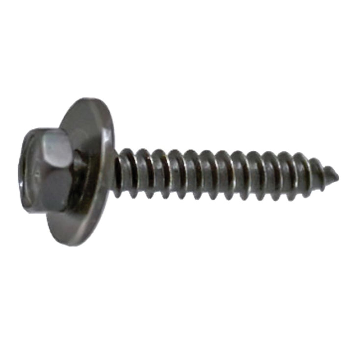Auveco 18336 Hex Head Sems A/AB Point Tapping Screw, M4.2 - 1.41 Screw x 25 mm L x 7 mm Across Flats