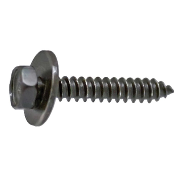 Auveco 18336 Hex Head Sems A/AB Point Tapping Screw, M4.2 - 1.41 Screw x 25 mm L x 7 mm Across Flats