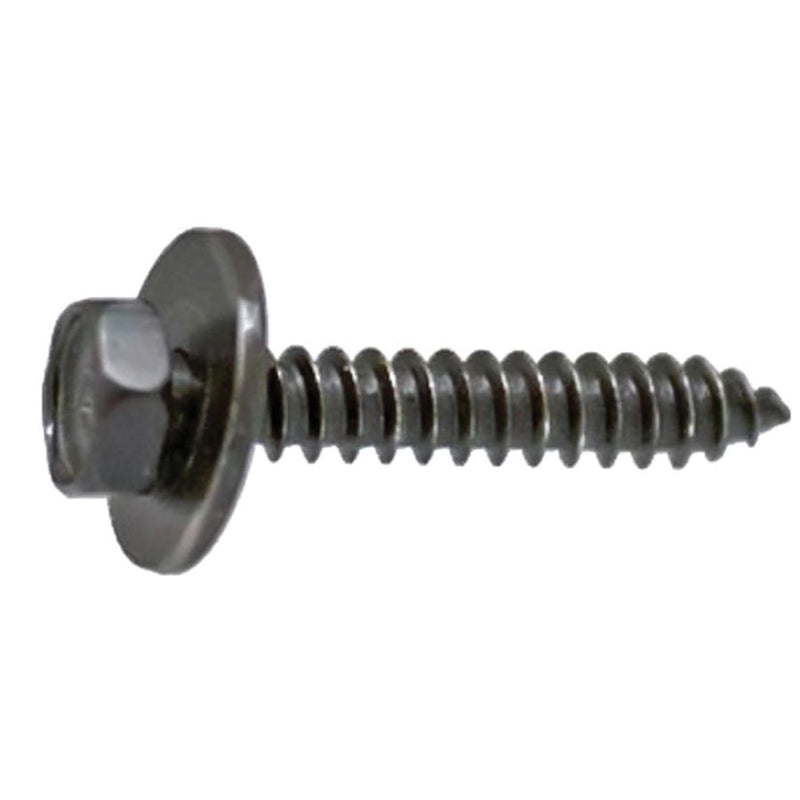 18336 Hex Head Sems A/AB Point Screw, M4.2 x 25mm, Black Phosphate Finish