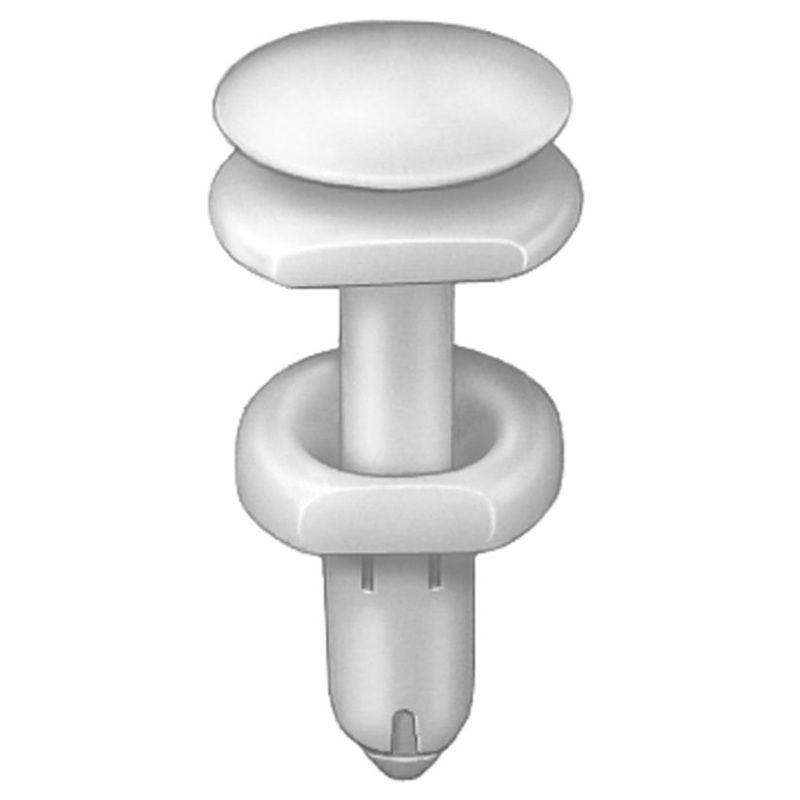 18353 Double Head Push-Type Type 9 Door Trim Panel Retainer, 9/16 in Head x 41/64 in Stem