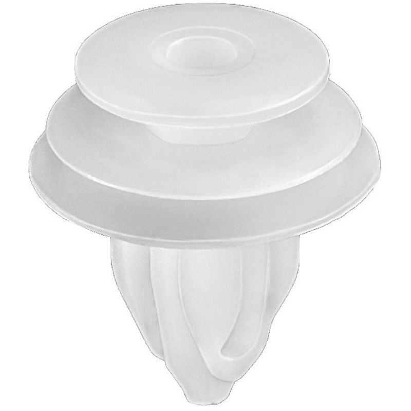 18876 Triple Head Type 10 Trim Board Retainer, White Nylon, 13 mm Top x 18 mm Bottom