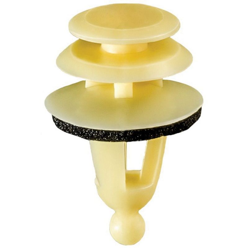 Triple Head Trim Panel Retainer 18930 Yellow Nylon 13mm Top 18mm Bottom