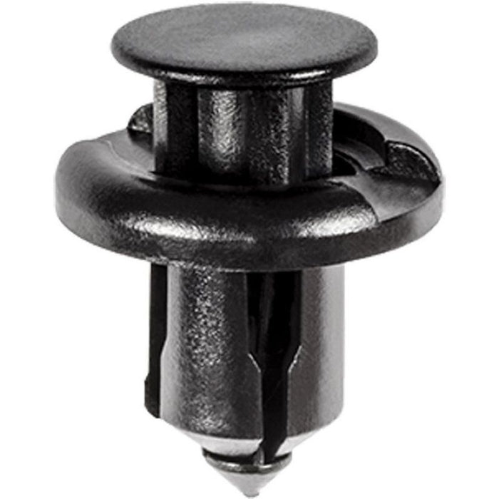 Auveco 19233 Push-Type with Drive Pin Front Bumper Retainer, 20 mm Dia Head x 13 mm L Stem, Nylon, B