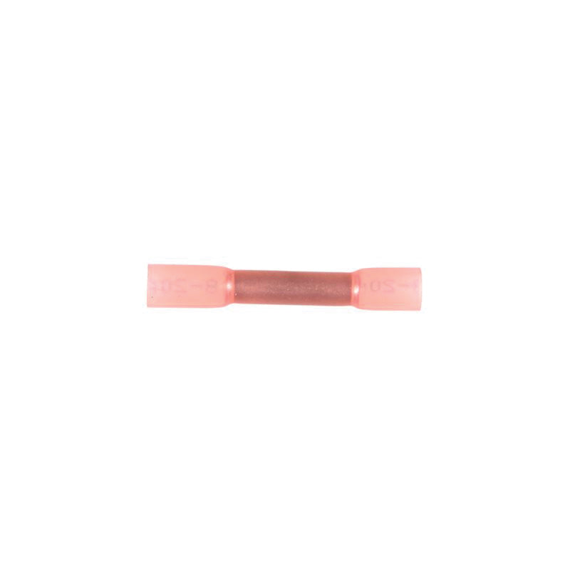 19258 Krimp and Seal Insulation Butt Connector, Polyolefin, Red