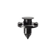 Auveco 19274 Push-Type with Drive Pin Retainer, 20 mm Dia Head x 9 mm L Stem x 8 mm Hole, Nylon, Bla — view 2