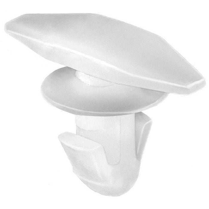 Auveco 19368 Double Head Type 3 Weatherstrip Retainer, (5 x 15 mm Dia Bottom) Head, Nylon, Natural