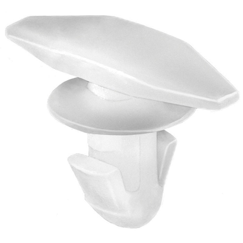 Auveco 19368 Double Head Type 3 Weatherstrip Retainer, (5 x 15 mm Dia Bottom) Head, Nylon, Natural