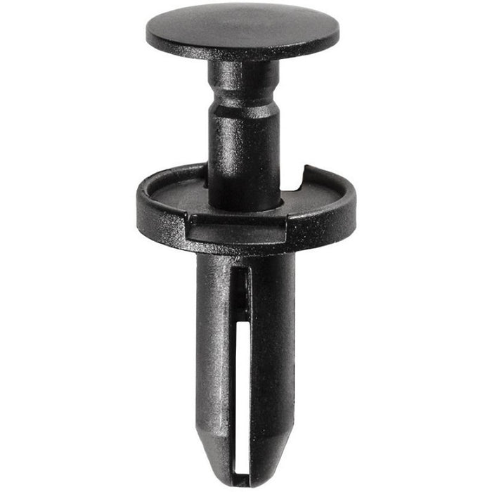 Auveco 19422 Push-Type with Drive Pin Fascia Retainer, 23/32 in Dia Head x 29/32 in L Stem, Nylon, B