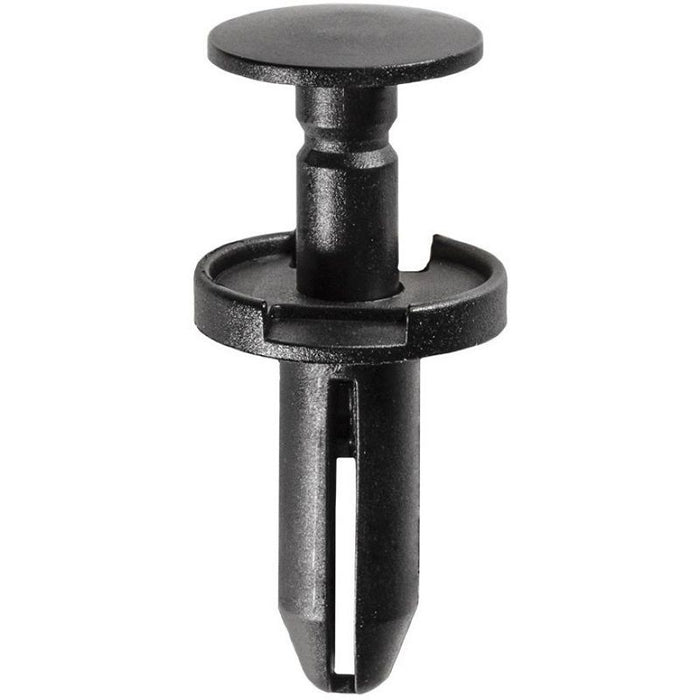 Auveco 19422 Push-Type with Drive Pin Fascia Retainer, 23/32 in Dia Head x 29/32 in L Stem, Nylon, B