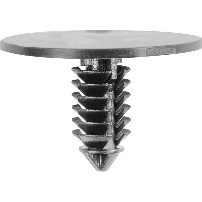 Auveco 19541 Single Head Type 1 Hood Insulation Retainer, 1 in Dia Bottom Head, Nylon, Black