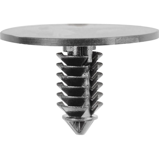 Auveco 19541 Single Head Type 1 Hood Insulation Retainer, 1 in Dia Bottom Head, Nylon, Black