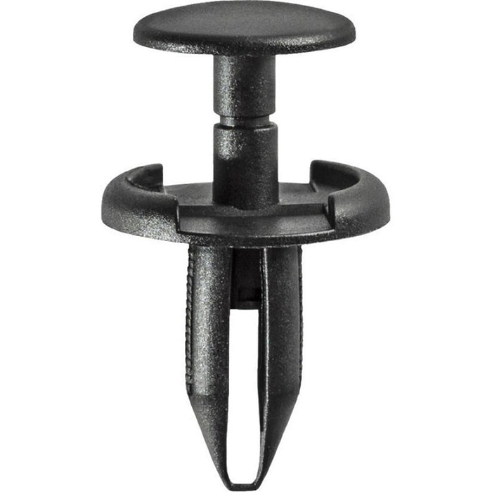Auveco 19639 Push-Type with Closed End Fender and Front Bumper Cover Retainer, 17 mm Dia Head, Nylon