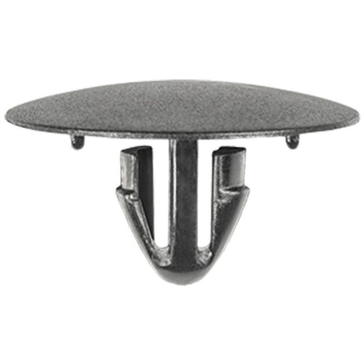 Auveco 19729 Single Head Type 4 Hood Insulation Retainer, 25 mm Dia Bottom Head, Nylon, Black