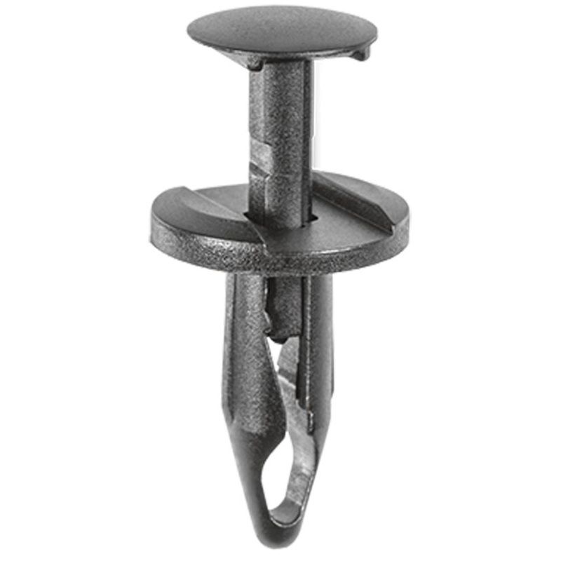 19801 Push-Type Closed End Type 3 Wheel Opening Molding Retainer, 19/32 in Head, 3/4 in