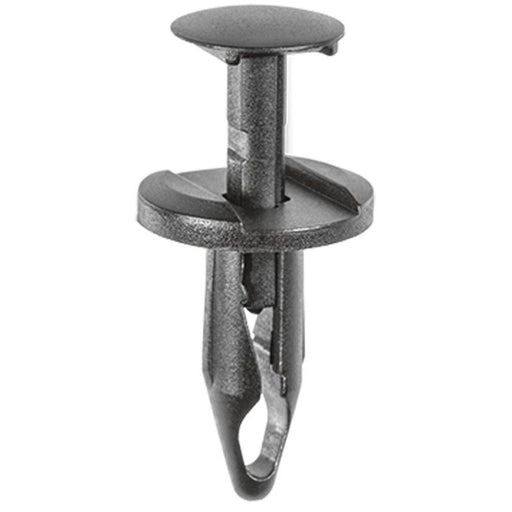 Auveco 19801 Push-Type with Closed End Type 3 Wheel Opening Molding Retainer, 19/32 in Dia Head x 3/