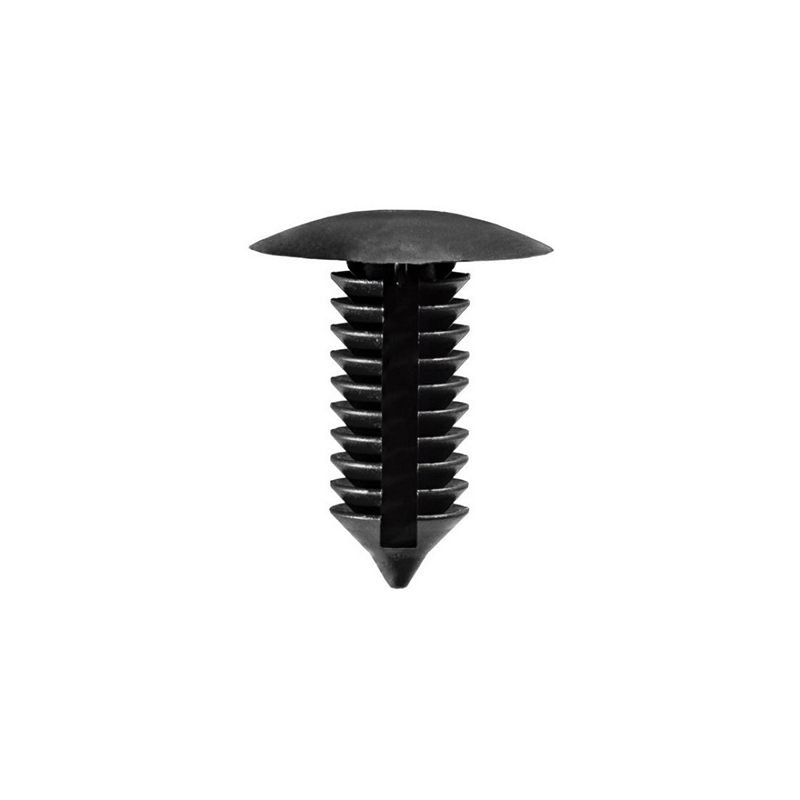 19837 Single Head Type 1 Trim Panel Retainer, 3/4 in Bottom Head, Black Nylon