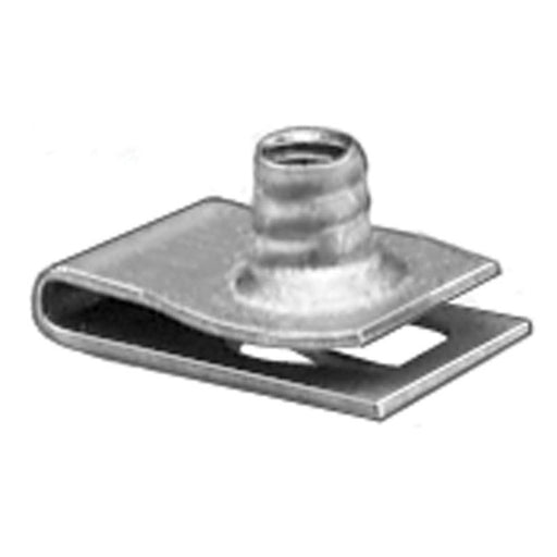 Auveco 20339 Extruded U-Nut, M4.2 x 1.41 mm Screw, Zinc Organic