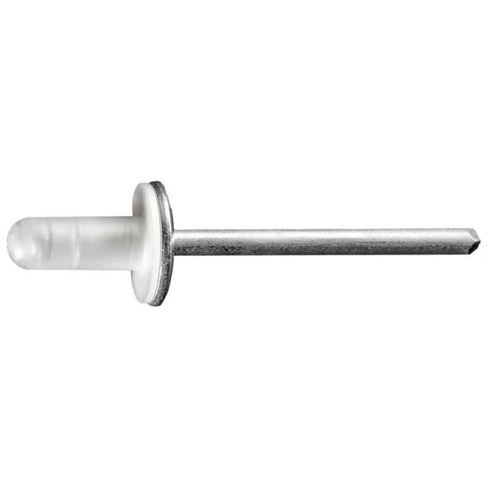 Auveco 20626 Specialty Rivet, 3/16 in Dia x 1/8 to 5/16 in Grip Range, Aluminum Rivet/Steel Mandrel