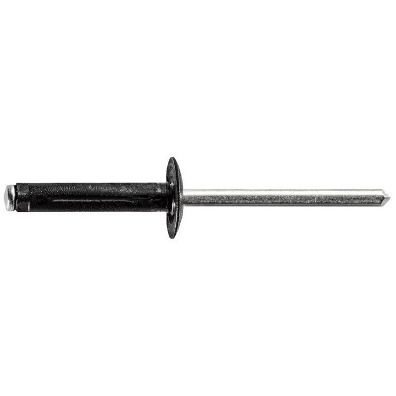 20629 Split-Type Specialty Rivet, 5/32 in Dia x 3/64 to 1/4 in Grip Range, Aluminum Rivet/Man