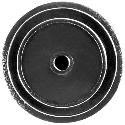 Auveco 20669 Triple Head Type 10 Trim Panel Retainer, (13 mm Dia Top x 18 mm Dia Bottom) Head, Nylon — view 2