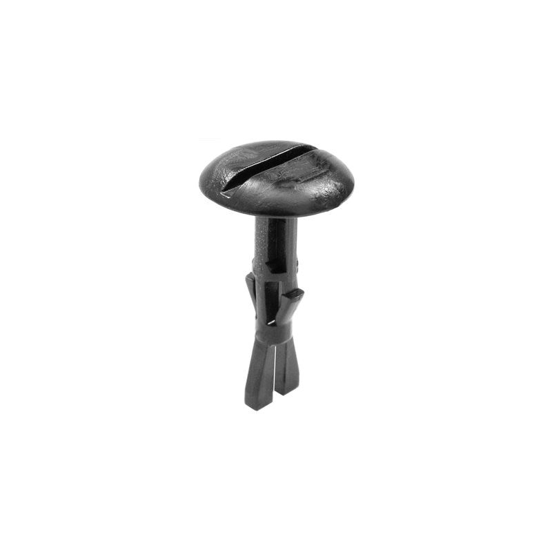 20757 Front Fender and Bumper Cover Pin Retainer, 15 mm Dia Head, 25 mm Stem, Nylon Black