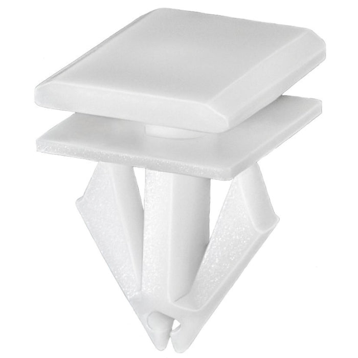 Auveco 20870 Rocker Panel Molding Clip, (9/16 x 13/16 in Top x 9/16 x 23/32 in Bottom) Head, Nylon,